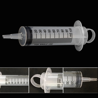 60/100/150 ML Reusable BBQ Meat Syringe Marinade Injector Nutrient Sterile Measuring Syringe For Poultry Pet Animal Feeding Tool