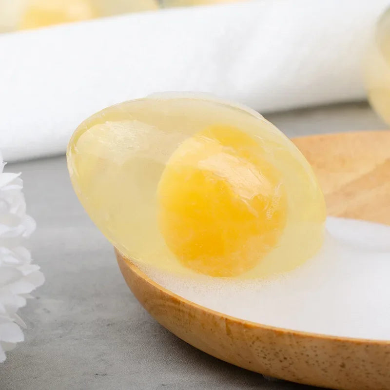Natural Collagen Egg Soap 80g Wholesale Collagen Bath Soap Bar Cleaning Hydrating Moisturizing Soap