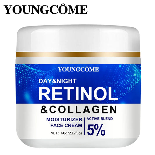 Collagen Retinol Hyaluronic Acid Facial Cream  Anti-wrinkle, dark circles, tightens pores, moisturizes lightens fine lines
