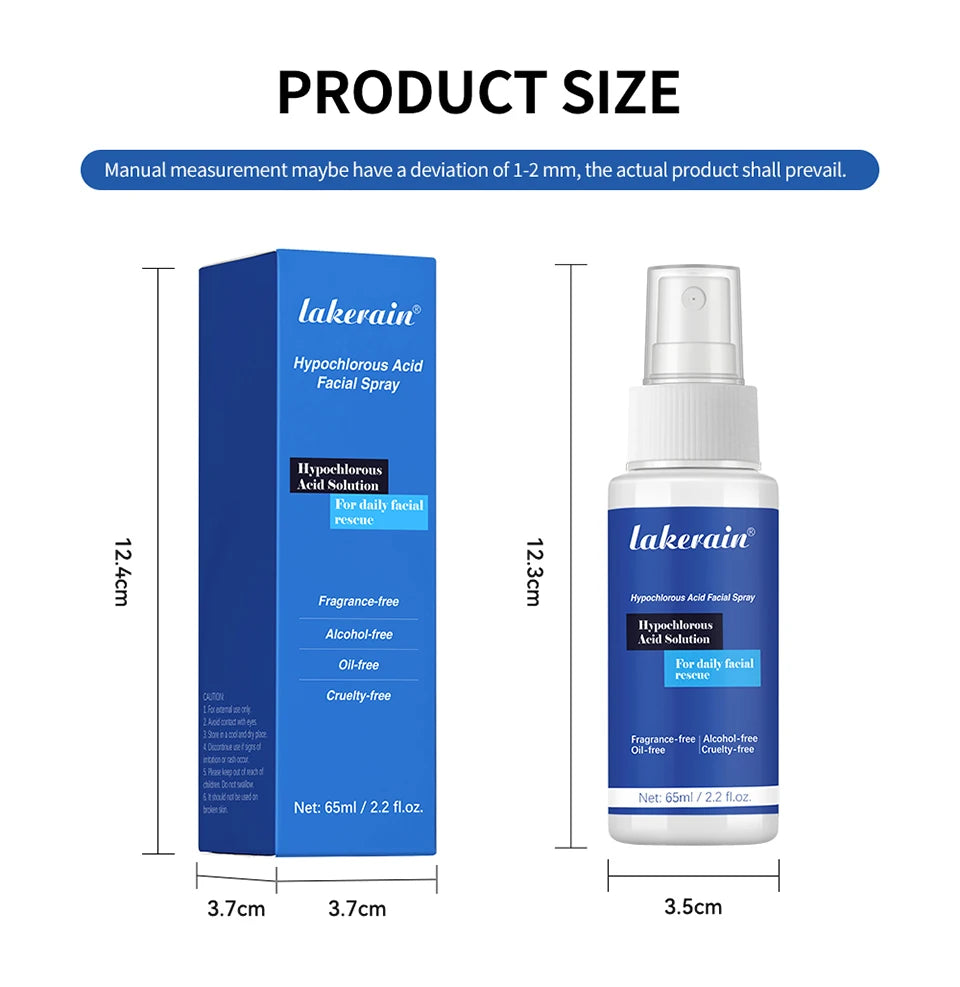 Hypochlorous Acid Facial Spray For daily facial rescue Versatile uses for every skin need Acne Calm Redness Eyelid lrritation
