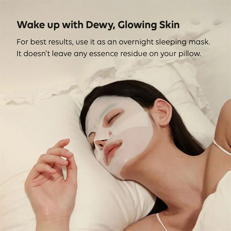 Bio-Collagen Face Mask Shrink Pore Deep Moisturizing Overnight Mask Anti-Wrinkle Hydrating Refreshing Brightening Face Skin Care