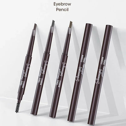 5 Colors Eyebrow Cosmetics Pencil Waterproof Double-headed Eyebrow Tattoo Natural Long Lasting Makeup Paint Eyebrow Pencil