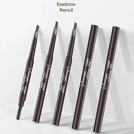 5 Colors Eyebrow Cosmetics Pencil Waterproof Double-headed Eyebrow Tattoo Natural Long Lasting Makeup Paint Eyebrow Pencil