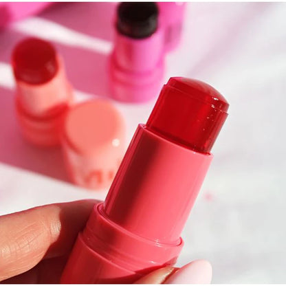 Jelly Blush Lip Gloss Stick For Lazy People To Contou  Even Skin Tone Brighten And Color Easy To Apply For Both Lips And Face